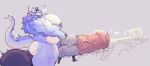 animal_genitalia animal_penis anthro back_muscles balls beard big_balls big_butt big_muscles big_nipples big_pecs big_penis black_balls blue_body bodily_fluids breath breeding_mount butt chest_tuft countershading cum cum_drip cum_on_penis dragon dripping eastern_dragon ejaculation equine_genitalia equine_penis excessive_cum excessive_genital_fluids eyes_closed facial_hair flared_penis genital_fluids genitals hair hi_res horn huge_balls huge_pecs huge_penis hyper hyper_balls hyper_genitalia hyper_penis long_hair long_tail male muscular muscular_arms muscular_legs muscular_male mythological_creature mythological_scalie mythology nipple_piercing nipple_ring nipples orgasm orgasm_face pecs penetrable_sex_toy penis piercing pink_penis pubes ring_piercing scalie sex_toy side_view solo standing tail takeo_(taromilqtea) taromilqtea tuft vein veiny_penis white_body