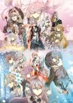  6+boys 6+girls absurdres animal_ears aponia bikini black_bikini black_coat black_dress black_gloves black_horns blonde_hair blue_eyes blue_hair breasts bronya_zaychik brown_hair cat_ears cat_girl cat_tail coat commentary_request diamond-shaped_pupils diamond_(shape) dress durandal_(honkai_impact) durandal_(palatinus_equinox)_(honkai_impact) eden_(honkai_impact) elysia_(herrscher_of_human:_ego)_(honkai_impact) elysia_(honkai_impact) fu_hua fu_hua_(phoenix) glasses gloves green_hair griseo griseo_(starry_impression) hair_intakes hat herrscher_of_sentience highres honkai_(series) honkai_impact_3rd horns kalpas_(honkai_impact) kevin_kaslana kiana_kaslana kiana_kaslana_(herrscher_of_finality) kosma large_breasts li_sushang li_sushang_(jade_knight) long_hair mask mask_on_head medium_breasts medium_hair mobius_(honkai_impact) multiple_boys multiple_girls murata_himeko otto_apocalypse pardofelis pardofelis_(reverist_calico) pink_hair planted planted_sword praying purple_eyes raiden_mei seele_(alter_ego) seele_vollerei seele_vollerei_(herrscher_of_rebirth) seele_vollerei_(starchasm_nyx) su_(honkai_impact) swimsuit sword symbol-shaped_pupils tail thirteen_flame-chasers_(honkai_impact) tonbo_(saunt) top_hat very_long_hair vill-v weapon welt_yang white_hair yae_sakura yae_sakura_(goushinnso_memento) 