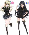  boku_wa_tomodachi_ga_sukunai headphones kashiwazaki_sena mikazuki_yozora thighhighs uniform watanabe_yoshihiro 