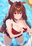  animal_ears aoi_13 bikini daiwa_scarlet_(umamusume) swimsuits tail uma_musume_pretty_derby wardrobe_malfunction wet 