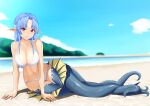 bikini monster_girl pointy_ears swimsuits tagme tentacles wet 