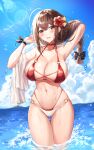  bikini kuwayama_chiyuki lkeris swimsuits the_idolm@ster the_idolm@ster_shiny_colors wet 