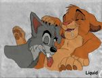  crossover disney lady_and_the_tramp scamp simba the_lion_king 