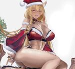  animal_ears bra christmas misako pantsu tagme 