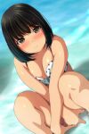  bikini cleavage matsunaga_kouyou swimsuits wet 