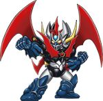  chibi clenched_hands looking_to_the_side lowres mazinger_(series) mazinkaiser mazinkaiser_(robot) mecha mechanical_wings no_humans official_art science_fiction solo super_robot super_robot_wars super_robot_wars_x transparent_background wings yellow_eyes 