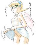 angel_wings breath_of_fire breath_of_fire_iv censored dr.p nina_(breath_of_fire_iv) pubic_hair short_hair solo very_short_hair wings 