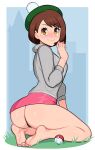  afrobull ass pokemon possible_duplicate skirt_lift thong yuuri_(pokemon) 