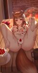  animal_ears cream holo naked spice_and_wolf tagme tail 