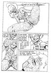  breasts comic cum cum_in_pussy cum_inside cum_on_body cum_on_breasts cum_on_face dialog english_text erection eyes_closed female greyscale kyle_twilight male metroid monochrome multi_cock nipples nude penetration penis plain_background ridley samus_aran sex straight sweat text vaginal vaginal_penetration white_background 