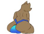  54321awesome anthro big_butt big_dildo butt canid canine canis dildo domestic_dog hi_res male mammal sex_toy thick_thighs 
