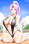  horns kimmy77 shion_(tensei_shitara_slime_datta_ken) sling_bikini swimsuits tensei_shitara_slime_datta_ken towel 