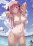  5-toubun_no_hanayome bikini marinesnow nakano_nino nipples see_through swimsuits tan_lines wet wet_clothes 