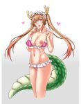  bikini horns kobayashi-san_chi_no_maid_dragon nipples swimsuits tagme tail tooru_(kobayashi-san_chi_no_maid_dragon) 