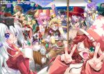  4boys 6+girls :x absurdres alchemist_(ragnarok_online) alcohol animal_around_neck animal_on_head animal_print arch_bishop_(ragnarok_online) argyle_shirt armpits atail_ream bandage_over_one_eye bandana bangle bangs beer beer_mug belt black_belt black_cat black_eyes black_gloves black_headwear black_jacket black_neckwear black_pants black_ribbon blonde_hair blue_coat blue_eyes blue_gloves blush bottle bracelet breasts brown_cape brown_headwear brown_pants cabbie_hat cape cat cat_on_head chain chair choker cleavage closed_mouth clothes_around_waist coat collared_shirt commentary_request cowboy_shot cropped_jacket cross cross_necklace cup deerstalker detached_sleeves double_bun double_v doughnut dress drinking_glass drinking_straw eating elbow_gloves eyebrows_visible_through_hair fang fingerless_gloves flat_chest food food_in_mouth fox fur_collar gauntlets gloves grape_juice green_eyes green_hair grey_coat hair_between_eyes hair_over_one_eye hat heart heart_print high_priest_(ragnarok_online) highres holding jacket jewelry juliet_sleeves large_breasts leopard_print long_hair long_sleeves looking_at_viewer magazine mask masquerade_mask medium_breasts medium_hair monocle mug multiple_boys multiple_girls neck_ribbon necklace night nightcap on_head open_mouth outdoors pants pelvic_curtain phantom_thief_anniversary pince-nez pink_hair pointing potion professor_(ragnarok_online) puffy_sleeves purple_hair purple_headwear ragnarok_online reading red_dress red_eyes red_hair red_sleeves ribbon sarashi savage_babe shadow_chaser_(ragnarok_online) sheath shirt shirt_around_waist short_dress short_hair shrug_(clothing) sitting skin_fang skull_hat_ornament sleeveless sleeveless_dress smile sorcerer_(ragnarok_online) star_(symbol) star_print strapless strapless_dress striped_sleeves sura_(ragnarok_online) table tanono top_hat two-tone_dress upper_body v waist_cape wanted warlock_(ragnarok_online) white_dress white_hair white_headwear white_jacket white_shirt white_sleeves wine wine_bottle wine_glass 