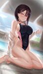  can_zhu see_through swimsuits tagme wet wet_clothes 