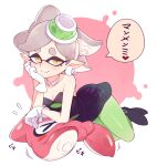  marie_(splatoon) pantyhose pointy_ears splatoon toku_(ke7416613) 