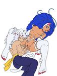  canine darkstalkers duo felicia felicia_(darkstalkers) female finger jon_talbain male mammal pussy straight video_games were werewolf 