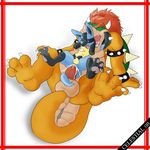  bowser lucario nintendo pokemon super_mario_bros. super_smash_bros. 