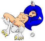  animal_ears blue_eyes breasts cat_ears clitoris darkstalkers felicia felicia_(darkstalkers) female open_mouth penetration plain_background pussy solo vaginal vaginal_penetration video_games white_background 