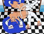  breasts darkstalkers felicia felicia_(darkstalkers) female looking_at_viewer mirror solo video_games 