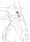  anthro belly blood bodily_fluids breath bruised claws matchstick_39 monochrome nintendo panting pok&eacute;mon pok&eacute;mon_(species) pok&eacute;mon_mystery_dungeon scarf slightly_chubby solo video_games wounded zangoose 