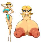  2018 alpha_channel animate_inanimate big_breasts bikini blonde_hair breasts clothing curvy_figure digital_media_(artwork) doll doll_joints eyewear female hair hi_res huge_breasts huge_nipples humanoid hyper hyper_breasts knick_knack living_doll looking_at_viewer nude pose signature simple_background smile solo sunglasses sunny_miami swimwear tasteofchoklit thick_thighs wide_hips 