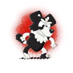  1:1 angry anthro black_body black_fur bluey_(series) border_collie canid canine canis clenched_fists collie detailed_background digital_media_(artwork) dipstick_limbs dipstick_tail domestic_dog fist floppy_ears fur herding_dog hi_res inklingbear_(artist) mackenzie_(bluey) male mammal multicolored_body multicolored_fur multicolored_tail neck_tuft pastoral_dog sheepdog signature solo standing tuft white_body white_fur 