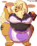 alpha_channel anthro arcanine belly big_belly big_breasts bra breasts clothing diaper english_text female hi_res huge_breasts hyper hyper_breasts laxative magic nintendo obese obese_female overweight overweight_female paws pok&eacute;mon pok&eacute;mon_(species) solo speech_bubble tearing_clothing text thick_thighs torn_clothing underwear video_games weewizzylizzy weight_gain wide_hips 