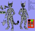  anthro bethesda_softworks border clouded_leopard felid form hi_res khajiit male mammal mist_stealthpaw_(mistedpaws) mistedpaws_(artist) model_sheet pantherine purple_border solo template the_elder_scrolls video_games 