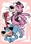  anal anal_penetration anthro ass_up bodily_fluids canid canine canis collar cum domestic_dog duo felid genital_fluids genitals hanna-barbera huckleberry_hound jellystone_(hbo_max) male male/male mammal pantherine penetration penis simple_background snagglepuss spanking the-alfie-incorporated the_huckleberry_hound_show 