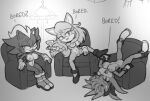  alcohol anthro areola beverage big_breasts boots bored breasts casual_nudity clothing cocktail dialogue domestic_cat drunk eulipotyphlan felid feline felis female footwear furniture genitals gloves group handwear hanging_breasts hedgehog hilda_the_hyena hyaenid is_(artist) lazy looking_at_viewer mammal martini martini_glass monochrome nipples purity_the_hedgehog pussy sega shoes sitting sofa sonic_the_hedgehog_(series) spread_legs spreading substance_intoxication talking_to_viewer trio upside_down 