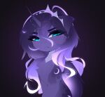  2021 blue_eyes digital_media_(artwork) equid equine eyebrows eyelashes female feral friendship_is_magic hair hasbro hi_res horn magnaluna mammal my_little_pony princess_luna_(mlp) purple_hair solo unicorn 