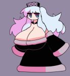  animated big_breasts bouncing_breasts breasts female hair huge_breasts humanoid low_res luna_(megadingus) megadingus not_furry short_playtime silver_hair simple_background solo twintails_(hairstyle) walk_cycle walking 
