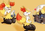  ambiguous_gender anthro arm_spikes between_thighs black_body black_fur blue_body blue_fur blush braixen chest_spike dipstick_tail duo fangs female fur held_by_tail hi_res inner_ear_fluff japanese_text larger_female lucario macro micro micro_abuse micro_on_macro mohuringal multicolored_tail navel neck_tuft nintendo nude open_mouth pok&eacute;mon pok&eacute;mon_(species) red_body red_eyes red_fur red_nose simple_background size_difference smaller_ambiguous spikes spikes_(anatomy) text tuft video_games white_body white_fur yellow_body yellow_fur zoom_in 