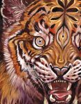  ambiguous_gender angry black_body black_fur black_nose cadmiumtea close-up eye_markings fangs felid feral fur hi_res looking_at_viewer mammal markings orange_body orange_fur pantherine solo stripes tiger tongue white_body white_fur wide_eyed 