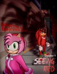  2019 absurd_res amy_rose anthro breech_loader clothed clothing comic cover cover_art cover_page detailed_background duo echidna english_text eulipotyphlan female fur green_eyes handwear hedgehog hi_res knuckles_the_echidna looking_at_viewer male mammal monotreme sega smile sonic_the_hedgehog_(series) text toso video_games 