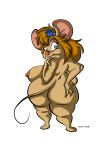  anthro breasts butt chip_&#039;n_dale_rescue_rangers disney dutch_(artist) female gadget_hackwrench mammal mouse murid murine rodent solo 