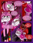 2019 absurd_res amy_rose anthro assisted_exposure breech_loader clothed clothing comic detailed_background duo echidna english_text eulipotyphlan female fur green_eyes handwear hedgehog hi_res knuckles_the_echidna male mammal monotreme pants_down partially_clothed purple_eyes sega sonic_the_hedgehog_(series) text toso video_games violence 