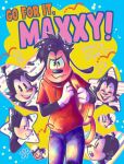  &lt;3 animaniacs anthro backpack blush blushing_profusely canid canine canis clothed clothing disney domestic_dog duo eyes_closed flower gloves goof_troop handwear happy hi_res inkblot lyse_474 male male/male mammal max_goof nervous parody plant smile star warner_brothers yakko_warner 