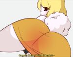  animated anthro big_butt blonde_hair butt carrot_(one_piece) female fur hair hi_res lagomorph leporid looking_at_viewer looking_back looking_back_at_viewer mammal minkmen_(one_piece) one_piece oopsynsfw rabbit shaking_butt short_playtime simple_background smile solo twerking white_background white_body white_fur 