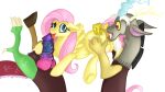  16:9 animal_genitalia animal_penis anus barbed_canine_penis blue_eyes canine_penis chimera cunnilingus discord_(mlp) draconequus duo equid equine equine_penis female female_penetrated fluttershy_(mlp) friendship_is_magic genitals glistening glistening_eyes hasbro hi_res horse hybrid_genitalia hybrid_penis jbond knot knotted_equine_penis knotting licking male male/female male_penetrating male_penetrating_female mammal medial_ring my_little_pony nipples nude oral pegasus penetration penile penile_spines penis penis_lick pony pubes pussy red_eyes sex simple_background teats tongue tongue_in_pussy tongue_out tongue_penetration vaginal vaginal_penetration vein veiny_penis white_background widescreen wings yellow_sclera 