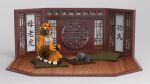  16:9 3d_(artwork) 3d_animation animated anthro bambookat digital_media_(artwork) dreamworks felid female japanese_architecture kneeling kung_fu_panda mammal master_tigress pantherine pillow short_playtime solo teapot tiger turntable_(animation) widescreen 