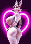  &lt;3 2021 3d_(artwork) accessory anthro big_breasts big_butt breasts butt butt_focus canid canine curvy_figure digital_media_(artwork) eyelashes female fingers five_nights_at_freddy&#039;s five_nights_at_freddy&#039;s_2 fox hair hair_accessory hair_bow hair_ribbon hand_on_hip hi_res hourglass_figure huge_breasts huge_butt lips looking_at_viewer looking_back mammal mangle_(fnaf) multicolored_body multicolored_skin nipples nude pink_body pink_skin ribbons simple_background siri_sfm solo source_filmmaker standing thick_thighs video_games voluptuous white_body white_hair white_skin wide_hips yellow_eyes 