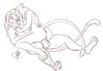  absurd_res aerosaur83 anthro anthro_on_anthro anthro_penetrated anthro_penetrating anthro_penetrating_anthro anthrofied anus balls breasts cowgirl_position disney duo erection felid female female_penetrated from_front_position genitals hi_res lion male male/female male_penetrating male_penetrating_female mammal monochrome mufasa nude on_bottom on_top open_mouth pantherine penetration sarabi sex simple_background sketch the_lion_king white_background 