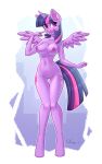  2021 absurd_res anthro anthrofied breasts cutie_mark dandy_(artist) equid equine eyebrows eyelashes female fingers friendship_is_magic genitals hair hasbro hi_res horn long_hair mammal my_little_pony nipples nude purple_eyes pussy signature smile solo twilight_sparkle_(mlp) winged_unicorn wings 