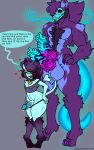  &lt;3 &lt;3_eyes 10:16 absurd_res anthro balls blush bodily_fluids bone canid canine canis clothed clothing damien_snowfox demon dialogue digital_media_(artwork) digitigrade duo english_text erection father father_and_child father_and_son fur genital_fluids genitals ghost girly glowing hair hi_res humanoid_genitalia humanoid_penis imp incest_(lore) male male/male mammal multi_genitalia multi_penis muscular muscular_male nipples nude open_mouth parent parent_and_child penis precum redgreenfluffball simple_background son spade_tail spirit tentacle_tail tentacles text tongue wolf zach_snowfox 