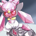  1:1 colanukl diancie female genitals hi_res humanoid legendary_pok&eacute;mon nintendo pok&eacute;mon pok&eacute;mon_(species) pussy solo video_games 