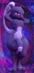  3d_(artwork) absurd_res adynamical anthro big_penis blender_(software) digital_media_(artwork) english_text genitals hands_behind_head hi_res legendary_pok&eacute;mon looking_at_viewer male mewtwo nintendo nipples penis pok&eacute;mon pok&eacute;mon_(species) solo text thick_thighs video_games wide_hips 