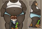  anthro anthrofied belly big_belly bulge caught clothing dreamworks duo hi_res imminent_sex male male/male mammal over_the_hedge overweight overweight_male oystercatcher7 procyonid raccoon rj_(over_the_hedge) shirt smothering tank_top topwear underwear ursid vincent_(over_the_hedge) 